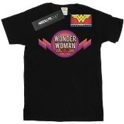 T-shirt Dc Comics Wonder Woman Rainbow Logo