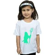 T-shirt enfant Dc Comics Aquaman Aqua Silhouette