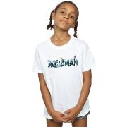 T-shirt enfant Dc Comics Aquaman Text Logo