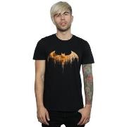 T-shirt Dc Comics Batman Arkham Knight Halloween Moon Logo Fill