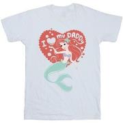 T-shirt Disney The Little Mermaid Love Daddy