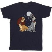 T-shirt Disney Lady And The Tramp Moon