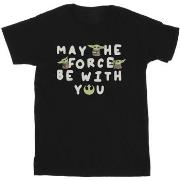 T-shirt Disney The Mandalorian May The Force Be With You