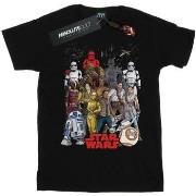 T-shirt Disney The Rise Of Skywalker Character Collage