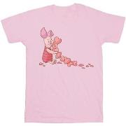 T-shirt Disney Winnie The Pooh Piglet Chain Of Hearts