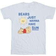 T-shirt Disney Winnie The Pooh Bears Just Wanna Have Sun