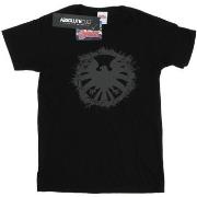 T-shirt Marvel Agents Of SHIELD Brushed Logo