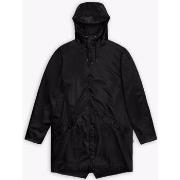 Parka Rains Imperméable Jacket 12020 Black grain-047067