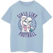 T-shirt enfant Dessins Animés Lola Bunny Girls Like Football