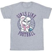 T-shirt enfant Dessins Animés Lola Bunny Girls Like Football