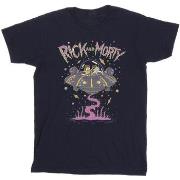 T-shirt Rick And Morty Pink Spaceship