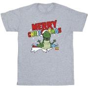 T-shirt Disney Toy Story Rex Christmas Burst