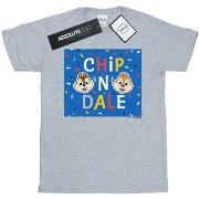 T-shirt Disney Chip N Dale Blue Frame