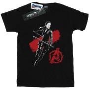 T-shirt Marvel Avengers Endgame Mono Black Widow
