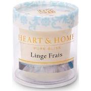 Bougies, diffuseurs Kontiki Petite bougie heart and home linge frais