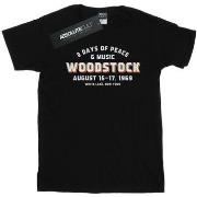 T-shirt Woodstock Varsity 1969