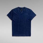 T-shirt G-Star Raw D24435 D588 - HENLEY-A826 WORN IN BLUE