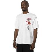 T-shirt Capslab T-shirt en coton homme relax fit avec print One Piece ...