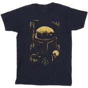 T-shirt enfant Star Wars: The Book Of Boba Fett Galactic Outlaw