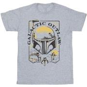 T-shirt enfant Star Wars: The Book Of Boba Fett Galactic Outlaw