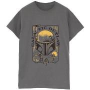 T-shirt Star Wars: The Book Of Boba Fett Galactic Outlaw Distress