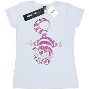 T-shirt Disney Alice In Wonderland Cheshire Cat Upside Down