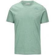 T-shirt Kappa TEE SHIRT CAFERS SLIM TEE - GREEN LICHEN/GREEN WASABI - ...