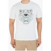 T-shirt Kenzo T-SHIRT Homme tigre blanc