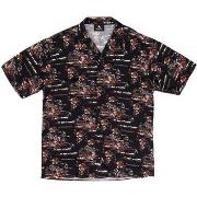 Chemise Mauna Kea Chemise noire Bowling Land of Aloha