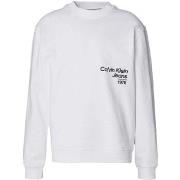 Polaire Ck Jeans Diffused Logo Crew N