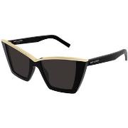 Lunettes de soleil Saint Laurent SL 570 Lunettes de soleil, Noir/Noir,...