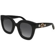 Lunettes de soleil Gucci GG0208S Lunettes de soleil, Noir/Gris, 49 mm