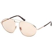 Lunettes de soleil Tom Ford FT1095 KEN Lunettes de soleil, Or/Marron, ...