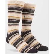 Chaussettes Volcom Calcetines Stripes - Seagrass Green