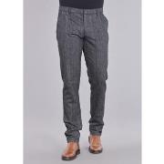 Pantalon Jerem PANTALON SLIM EN COTON STRETCH À MICRO MOTIFS