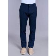 Pantalon Jerem PANTALON TEINT EN PIÈCE EN COTON-LIN STRETCH