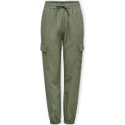 Pantalon Only Noos Caro Pull Up Trousers - Oil Green