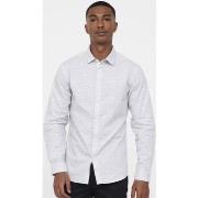 Chemise Lee Cooper Chemise Dioki Blanc