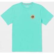 T-shirt Volcom Camiseta Farm To Yarn Scorcho - Dusty Aqua