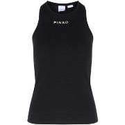 T-shirt Pinko Top côtelé noir