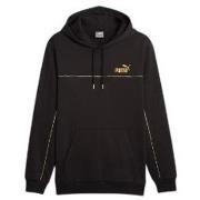 Sweat-shirt Puma SWEAT MINIMAL GOLD - Noir - L