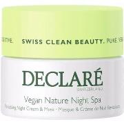 Hydratants &amp; nourrissants Declaré Vegan Nature Sensitive Night