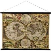 Tableaux, toiles Signes Grimalt Toile Enroulable Carte Du Monde