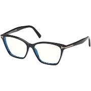 Lunettes de soleil Tom Ford FT5949-B Cadres Optiques, Noir, 56 mm