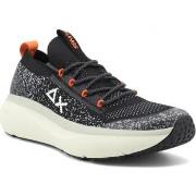 Chaussures Sun68 Jupiter Knit Sneaker Uomo Nero Z34127