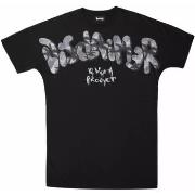 T-shirt Disclaimer T-shirt noir logo palmier