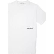 T-shirt Hinnominate T-shirt logo blanc noir