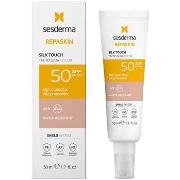 Protections solaires Sesderma Repaskin Facial Toucher Soyeux Avec Coul...