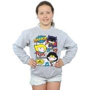 Sweat-shirt enfant Dc Comics Chibi Super Friends Dance