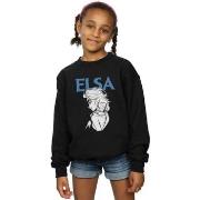 Sweat-shirt enfant Disney Frozen Elsa Profile Sketch